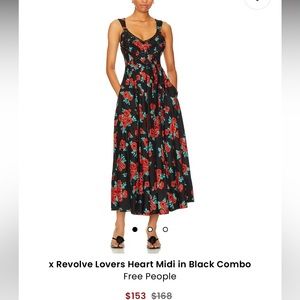 Free People Lovers Heart Midi